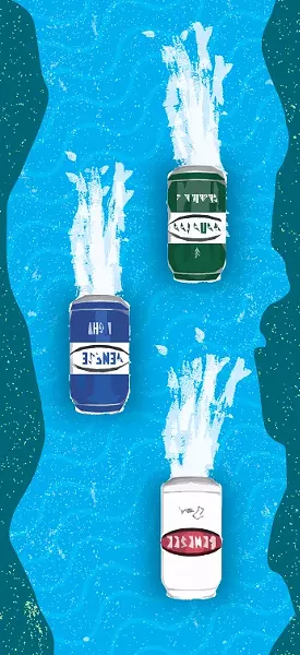 Genesee Brewing Company is floating fermentation tanks down the Erie Canal from Albany. If you want to watch them float in, they're coming into Rochester May 18. - ILLUSTRATION BY RYAN WILLIAMSON