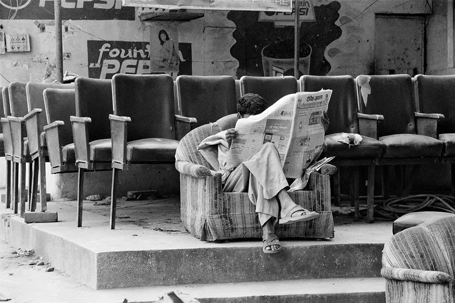 An image from photographer Nandita Raman's "Cinema Play House” series. - PHOTO PROVIDED