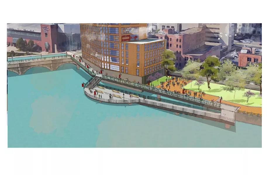 ROC the Riverway is designed to capitalize on the natural attraction of the Genesee River. - FILE IMAGE