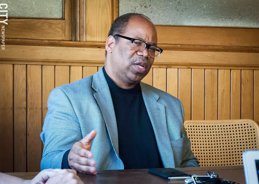 School board president Van White: "I think good, caring, intelligent, experienced people can sometimes get lost." - PHOTO BY RYAN WILLIAMSON
