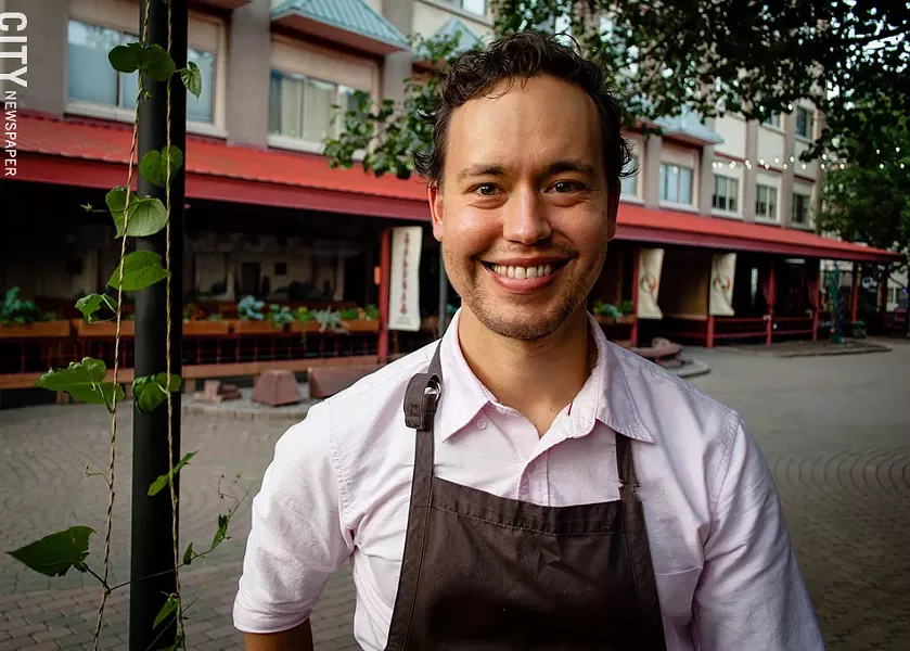 Chef Gabriel Sanders. - PHOTO BY RYAN WILLIAMSON