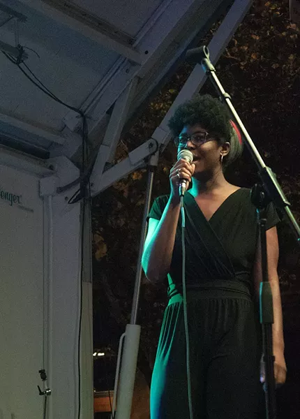 Gold Koa frontwoman Cammy Enaharo. - PHOTO BY ASHLEIGH DESKINS