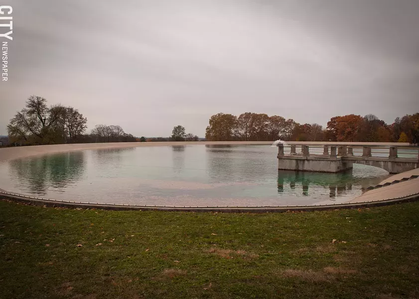 The reservoir in Highland Park contains part of Rochester's public water supply. - PHOTO BY RYAN WILLIAMSON