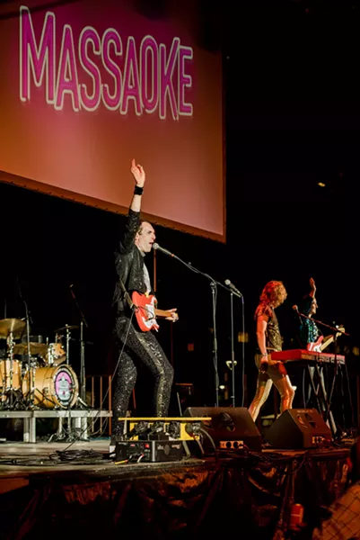 Massaoke performed at Parcel 5 during this year's FringeFestival. - PHOTO BY JOSH SAUNDERS