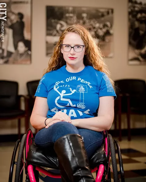 Stephanie Woodward: “Being quiet isn’t saving lives.” - PHOTO BY JOSH SAUNDERS