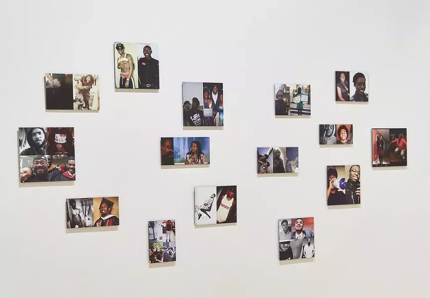 Installation view of "#IfTheyGunnedMeDown," at Eastman Museum. Larson Shindelman collected images that POC posted to reveal their different facets and criticize which side of them the media would choose to show if they were killed by police. - PHOTO COURTESY GEORGE EASTMAN MUSEUM