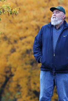 Brian Nagel stands in Highland Park, where 36 years ago he and his team led an excavation of hundreds of human remains.