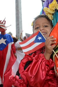 The Puerto Rican parade.
