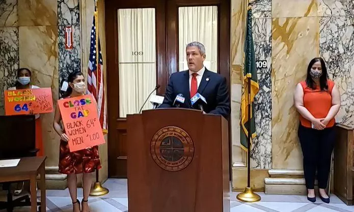 Monroe County Executive Adam Bello has signed an executive order which requires all non-governmental county contractors to comply with federal and state equal pay laws. - VIA WXXI NEWS