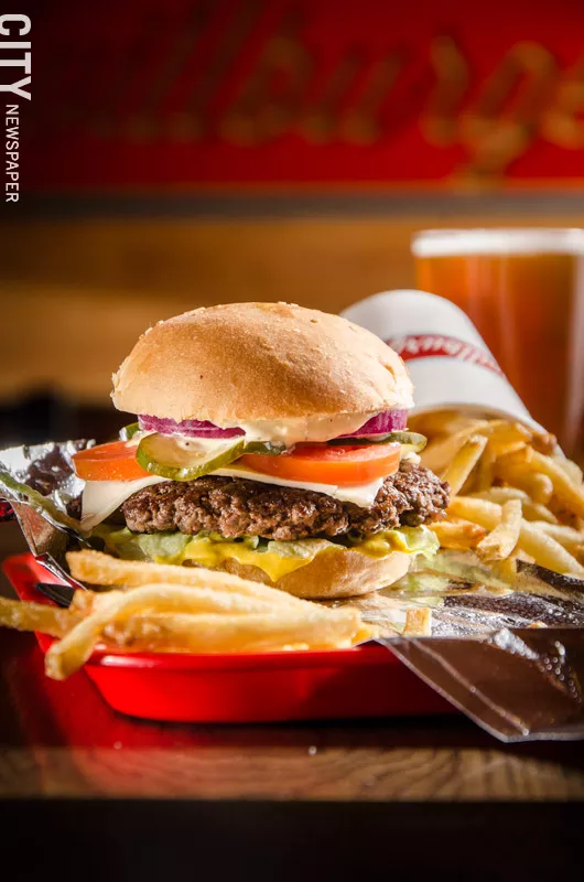 The Playhouse/Swillburger is finally open on South Clinton Avenue. Along with burgers made with New York State beef, fries, and a full bar, the space has a host of arcade games. - PHOTO BY MARK CHAMBERLIN