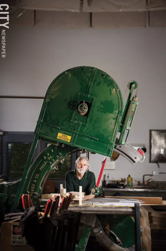 Castle in his Scottsville studio in 2016. - FILE PHOTO