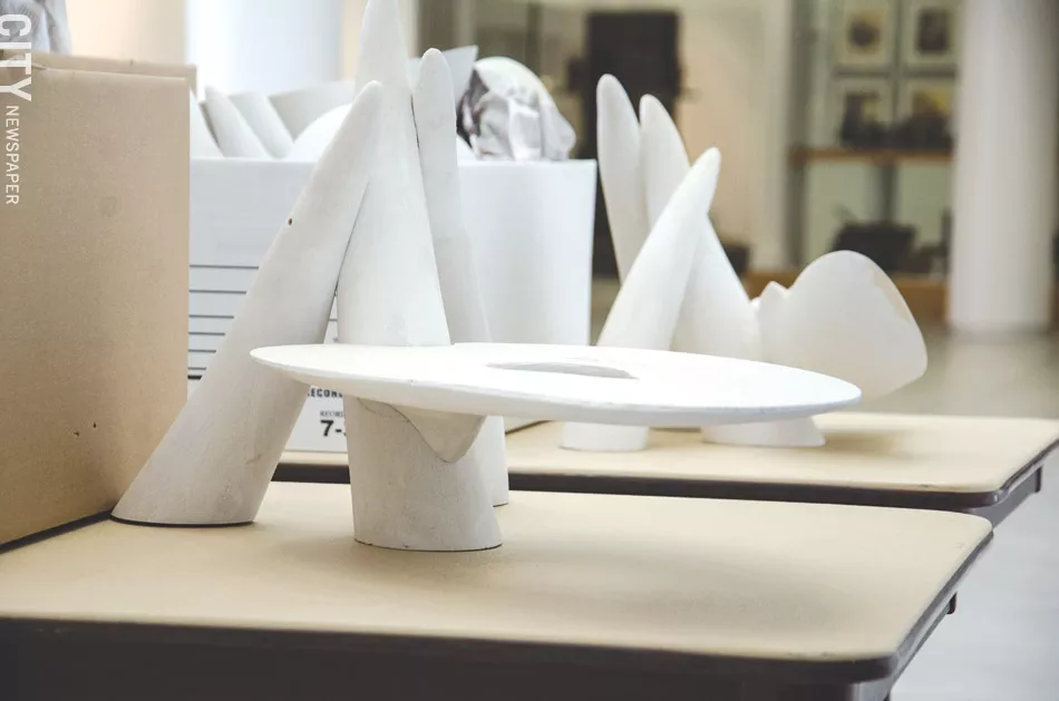 Scale models of fine art furniture by Wendell Castle. - FILE PHOTO