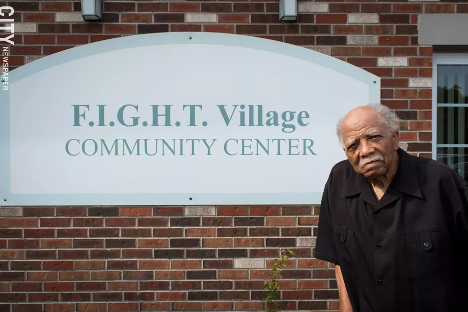 Franklin at FIGHT Village apartments on Ward Street. - PHOTO BY RYAN WILLIAMSON