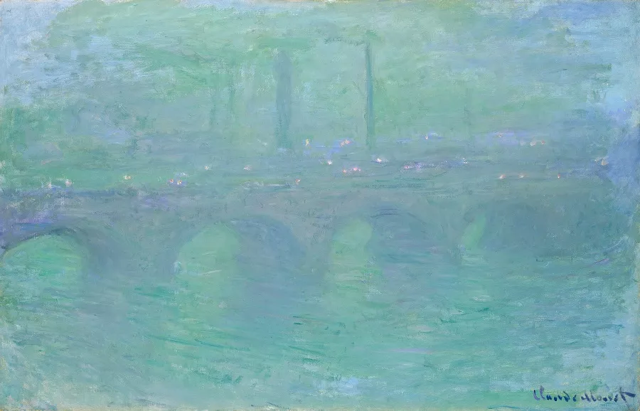 "Waterloo Bridge, London, at Dusk," 1904. - IMAGE COURTESY THE NATIONAL GALLERY OF ART, WASHINGTON, DC