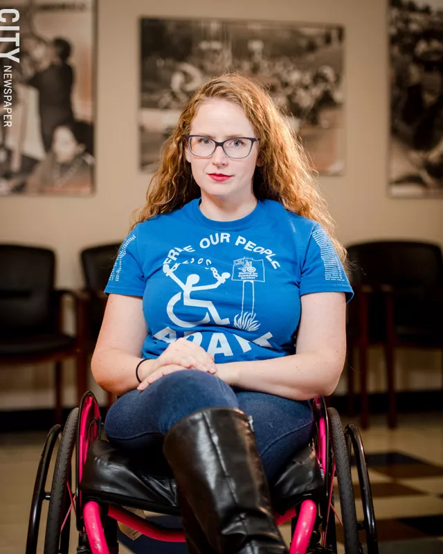 Stephanie Woodward: “Being quiet isn’t saving lives.” - PHOTO BY JOSH SAUNDERS
