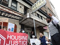 Activists call for NY state to fund affordable housing at Hotel Cadillac