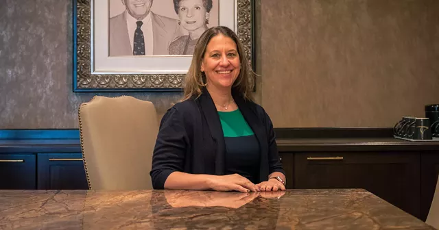 Jennie Schaff moves on up in the Farash building - Vimarsana News