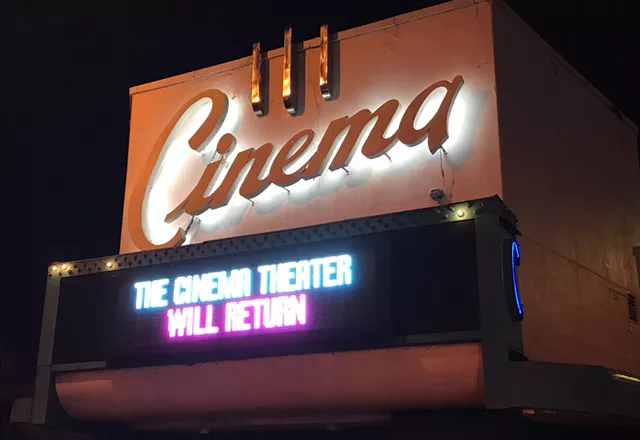 Cinema Theater reopens Friday with full bar, fancy eats, and no cats - Vimarsana News