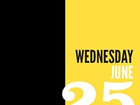 Wednesday, June 25 - Schedule