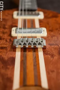 Work of Greg Bogoshian - PHOTO BY JOHN SCHLIA