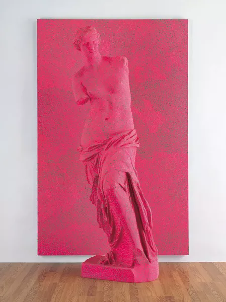 Yayoi Kusama, “Statue of Venus Obliterated by Infinity Nets”