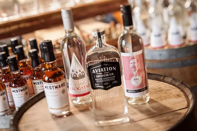 The line of liquors from House Spirits Distillery - COURTESY