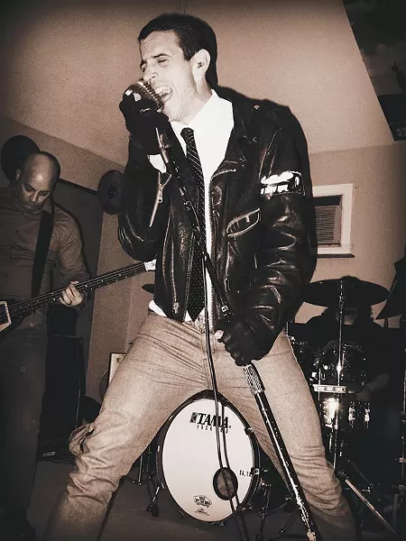 A clean-cut Hans Frank and his new band, The Smart Boyz - COURTESY PHOTO