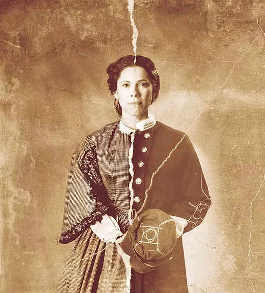 Actress Romi Dias as Loreta Velázquez/Harry T. Buford in PBS’ Rebel, premiering Friday - COURTESY PHOTO