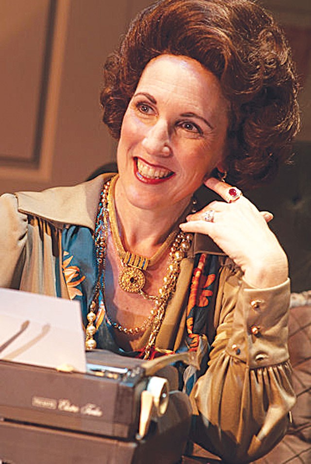 Anna Gangai as Ann Landers in The Lady with All the Answers.