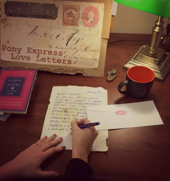 Send handwritten love letters this year with the help of the Briscoe Western Art Museum and B-Cycle. - COURTESY