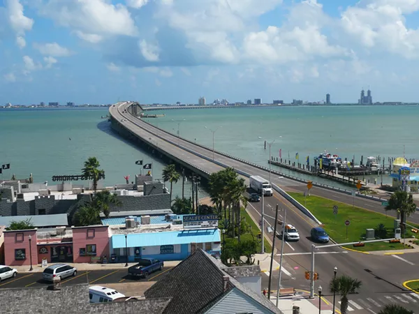 Thousands of spring breakers will cross the Queen Isabella Causeway from Port Isabel to South Padre Island in March. - WIKIPEDIA