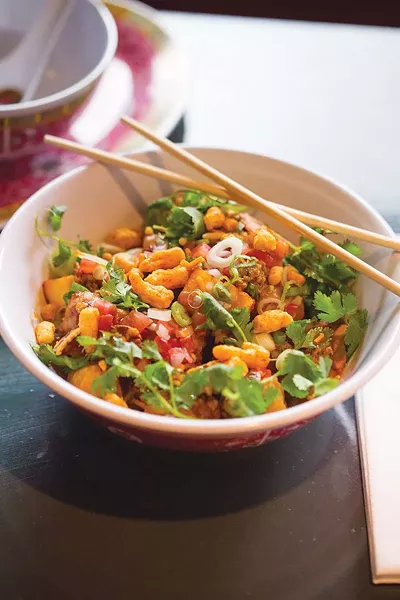 Hot Joy’s tater tot chaat - CASEY HOWELL
