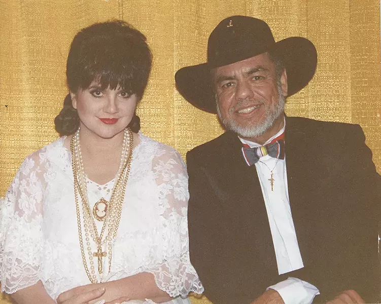 Humble and all, but Little Joe hobnobbed with many stars, such as Linda Ronstadt, above. - COURTESY