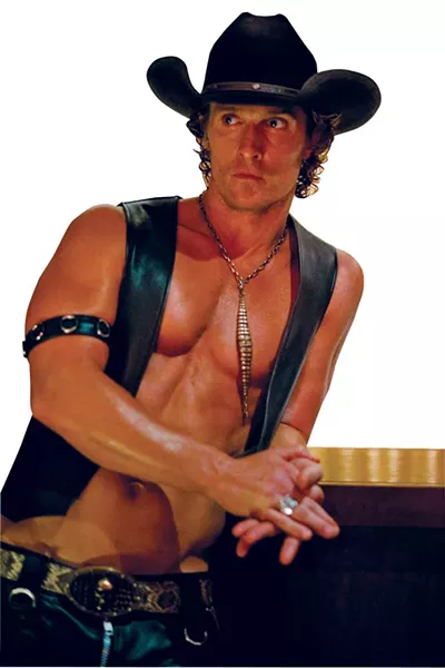 McConaughey displays his range with Magic Mike's vest-but-no-shirt combo. Well played, Matt. Well played. - COURTESY PHOTO
