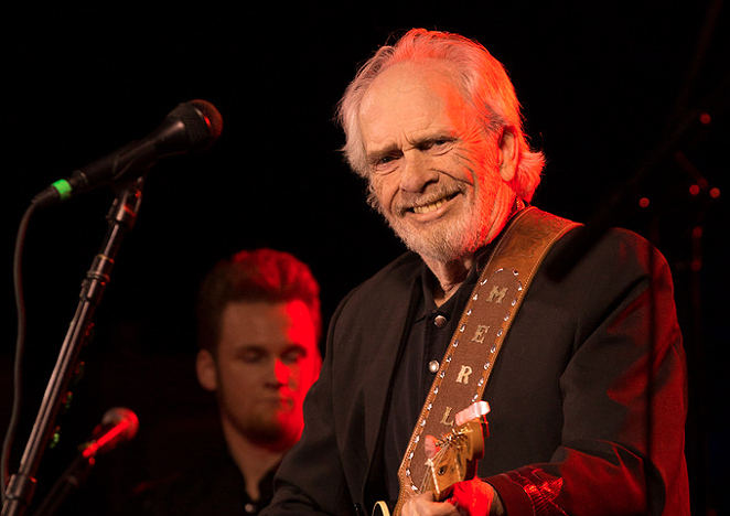 Merle Haggard at Whitewater Amphitheater - JEFFREY BURTON
