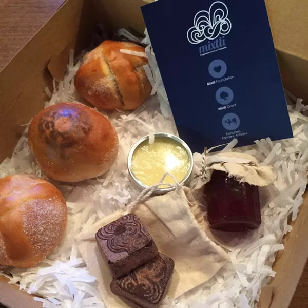 Mixtli's Día de los Muertos bento box. - JESSICA ELIZARRARAS