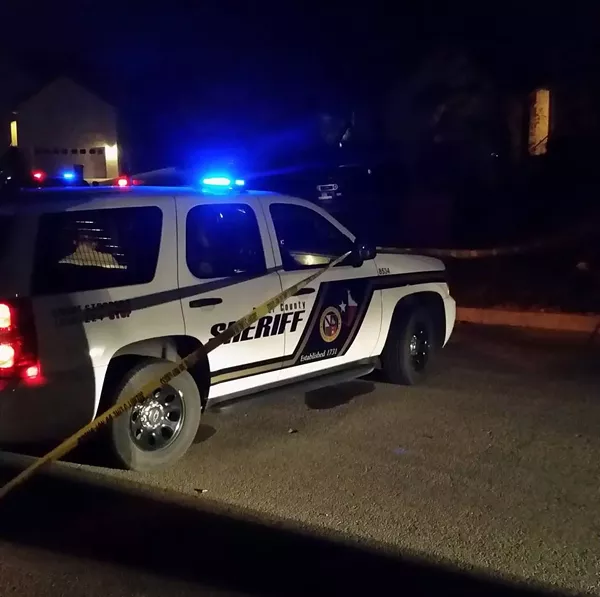 The crime scene in Helotes where a former SAPD officer who is facing rape charges was shot in the throat. - BEXAR COUNTY SHERIFF'S OFFICE