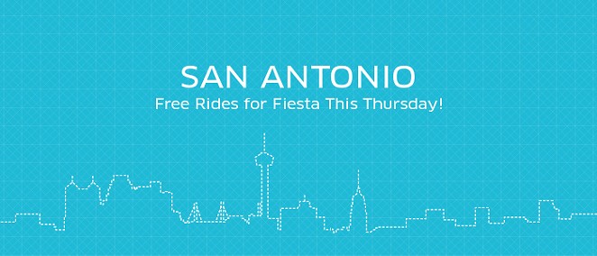 Uber is offering free rides on Thursday for Fiesta! - UBER