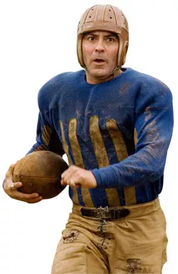 Run, George, run! Clooney takes it to the endzone with Leatherheads.