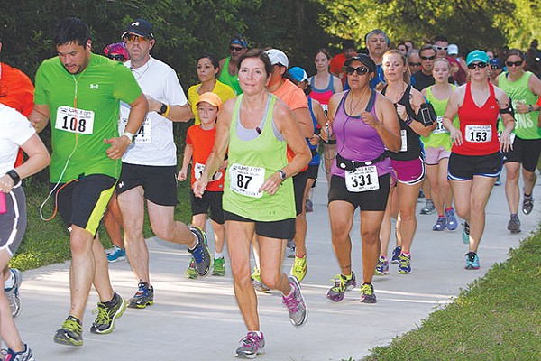 Runners during the first leg of the Alamo City Marathon Challenge - COURTESY PHOTO