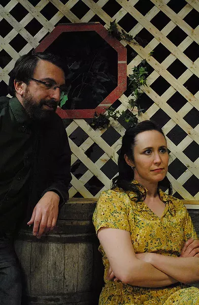Scott Leibowitz and Kathy Becker in Talley's Folly - COURTESY