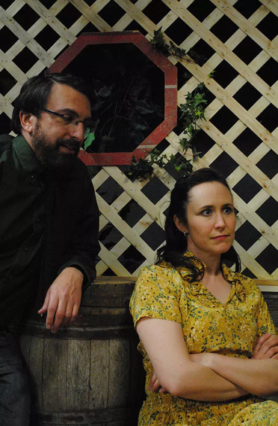 Scott Leibowitz and Kathy Becker in Talley's Folly - COURTESY