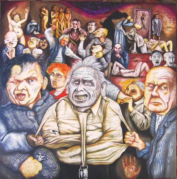 The Madhouse, 2012, acrylic on panel