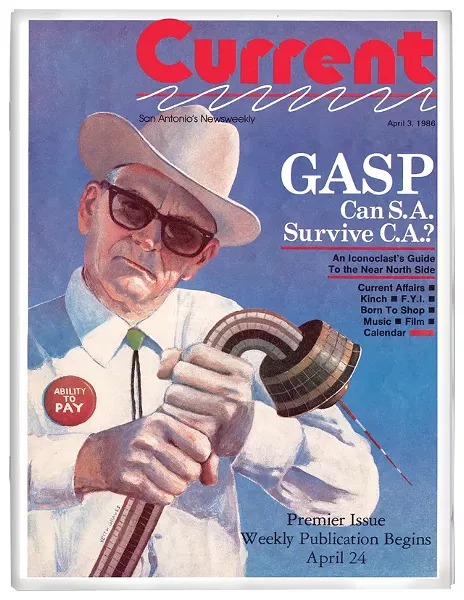 The very first issue of the Current, starring C.A. Stubbs