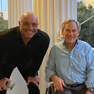 New Texan Joe Rogan poses for maskless photo op with Gov. Greg Abbott &mdash; because of course he did
