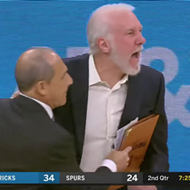 Coach Pop Ejected for Second Time This Month, Yelled "Kiss My A—"