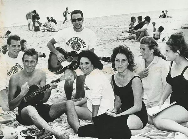 Jerry Jeff Walker (far left with uke) - COURTESY OF WITTLIFF COLLECTIONS