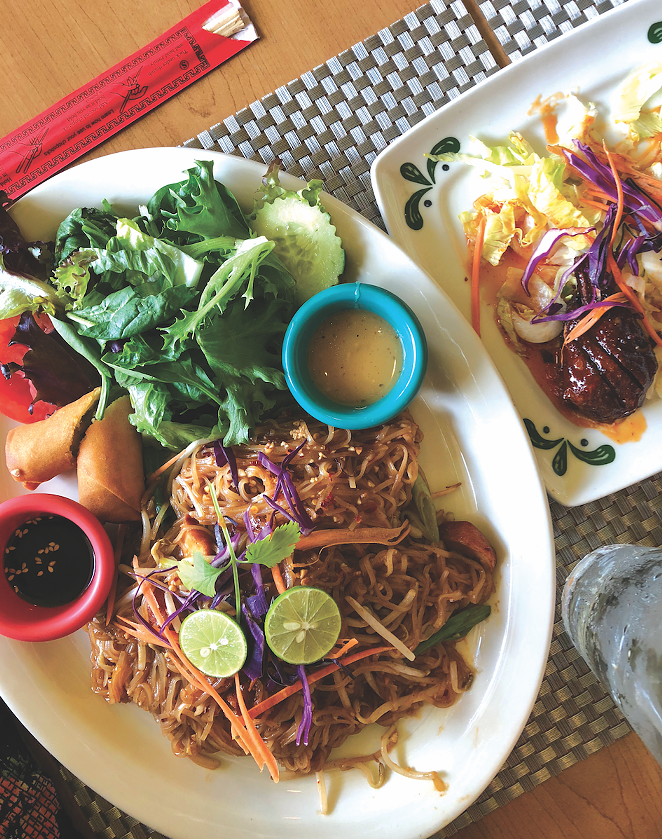 Pad Thai from Thai Vegan on Huebner Road. - JESSICA ELIZARRARAS