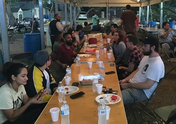 Fast-A-Thon participants broke fast together Thursday at the MCECC. - MEGAN RODRIGUEZ