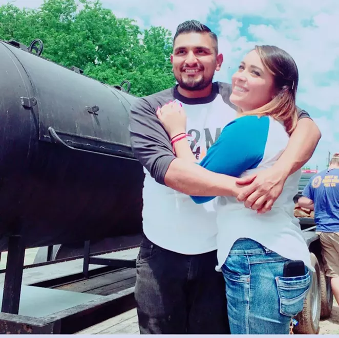 Ramos and wife Grecia Ramos - ESAUL RAMOS